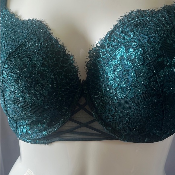 La SENZA Blue Lace Underwire Bra 38 DDD - Picture 7 of 10